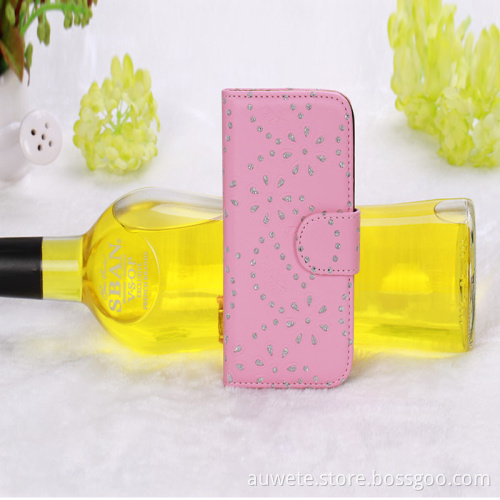 Leaf with Rhinestone for Phone Accessory